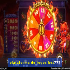 plataforma de jogos bet777